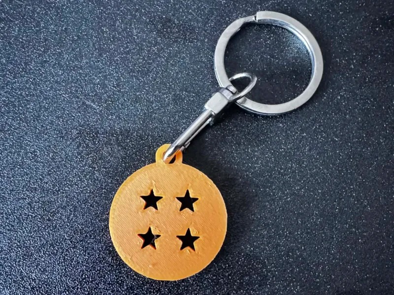 Dragon Ball 4 Star Keychain
