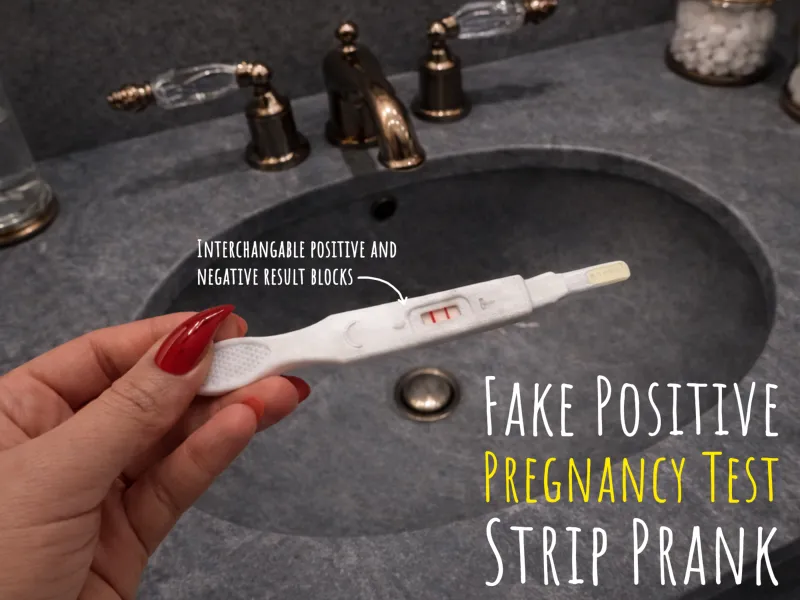 Teste de Gravidez Positivo Falso - Edição de Pegadinha Ultra Realista