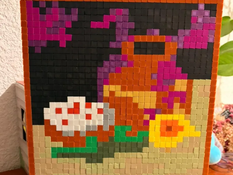 Minecraft Baroque Voxel Art Mosaic Kit