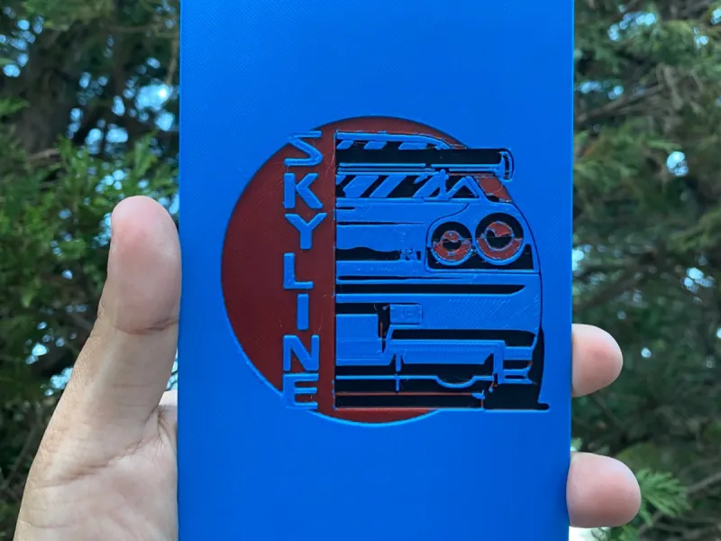 skyline azul