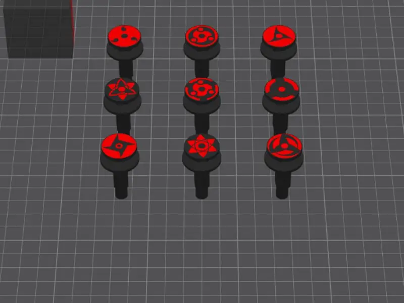 Creality Hi logo wheel sharingan collection