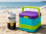 Mini Can Cooler Caddy | Portable Four Can Beverage Holder-0