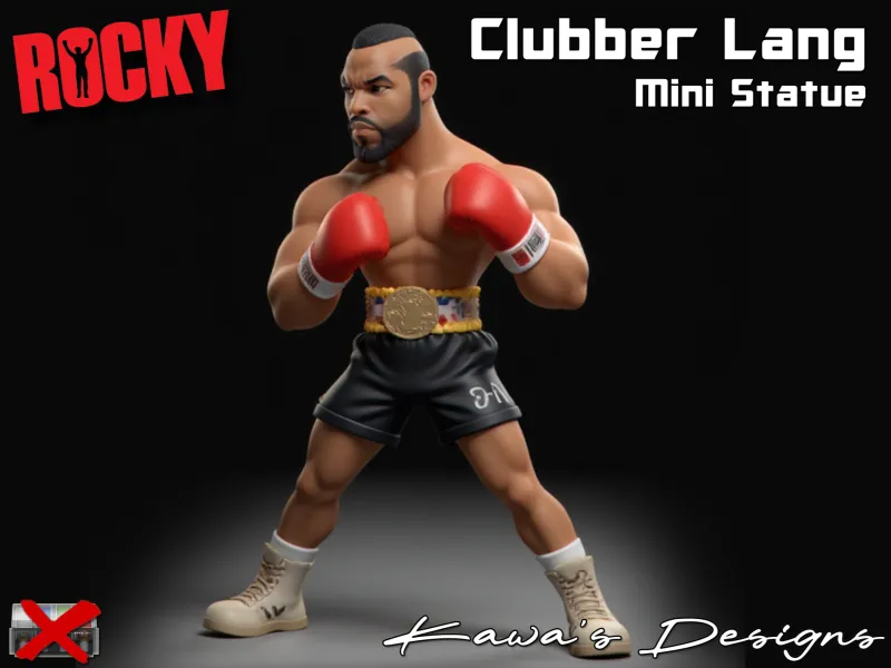 Clubber Lang Mini Statue