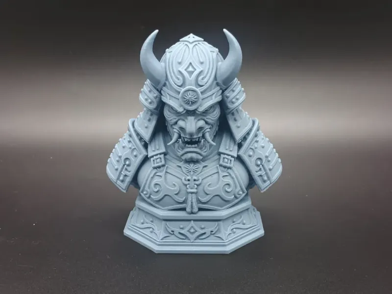 Japanese Samurai Oni Demon Warrior Bust