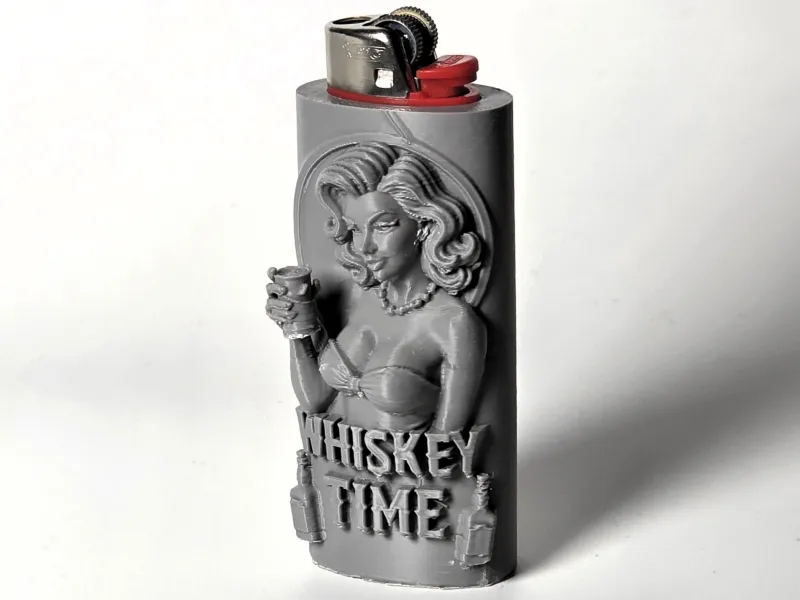 Case for lighter BIC J6 Wiskey time