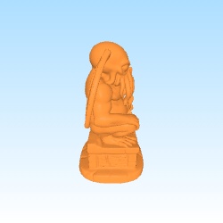 Statue of Cthulu as using by the old Castro