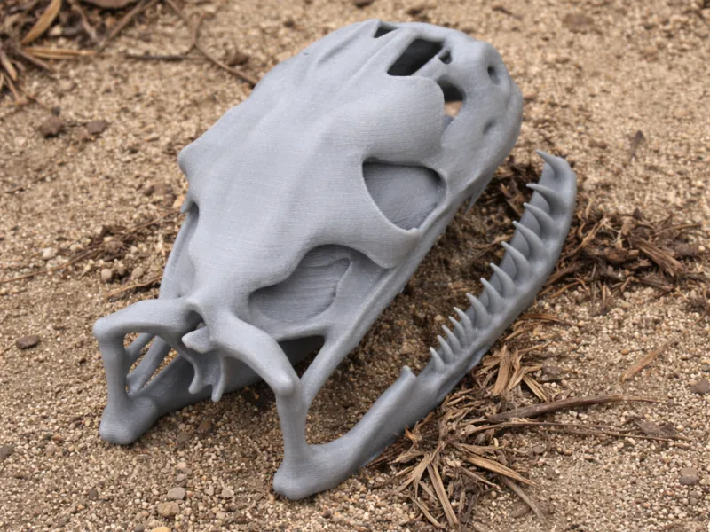 Carpet Python Skull
