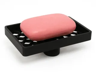 porta jabon con relieve