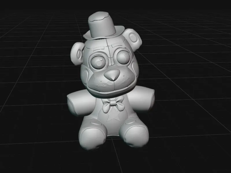 Cartoon Teddy Bear Toy Figure Mascot Character