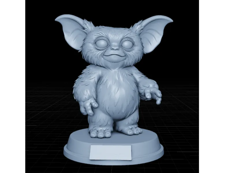 Stylized 3D Gizmo Mogwai Collectible Figure