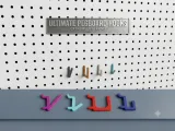 Crochets ultimes pour panneau perforé - 4 types-0