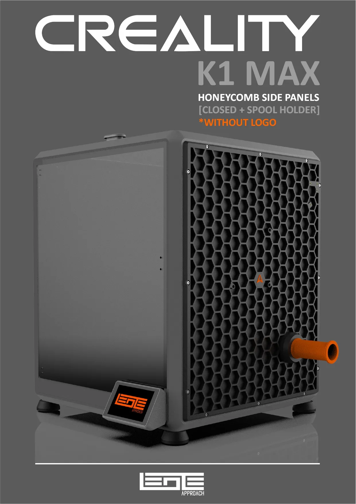 CREALITY K1max - SIDE PANELS WITHOUT LOGO [CLOSED] | 3D