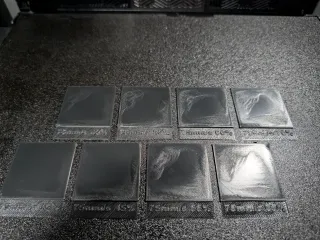 Ironing Calibration Tests