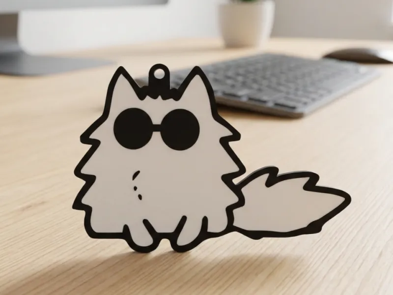 Llavero - Gato Gojo (Jujutsu Kaisen)