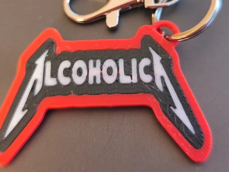 keychain / Portachiavi   Alcoholica