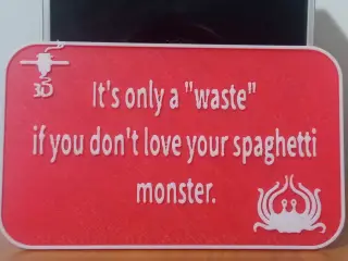 Spaghetti Monster - Sign