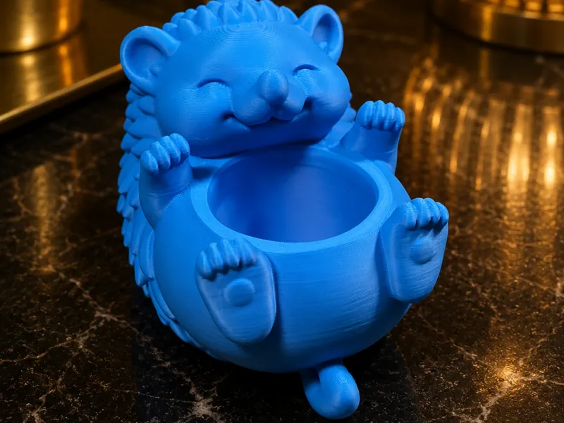 Hedgehog Tea Light Hold Cup Holder Trinket Display