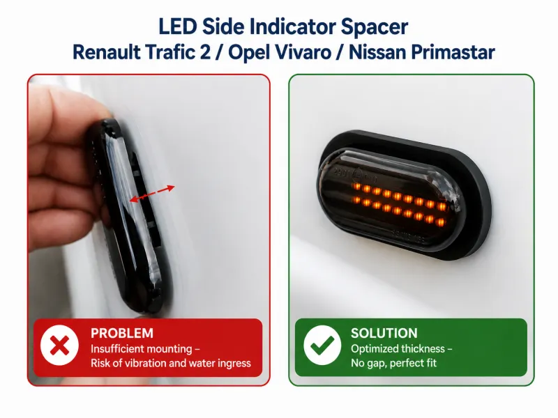 Trafic 2 / Vivaro用LEDサイドインジケーター用スペーサー