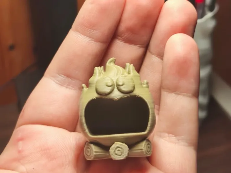 Calcifer en het kampvuur – Decoratief 3D-model geïnspireerd op Het