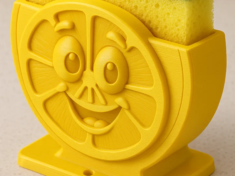 Lemon Smile – grazioso portaspugna da cucina