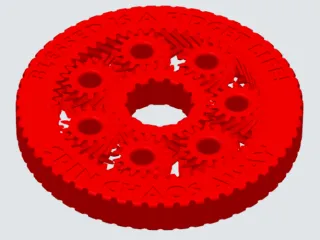The 7 Headed Wild Beast ( Planetary Gear Fidget Spinner )