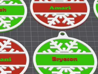 Personalized christmas ornament