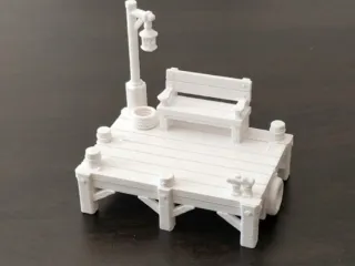 Small Pier with Bench