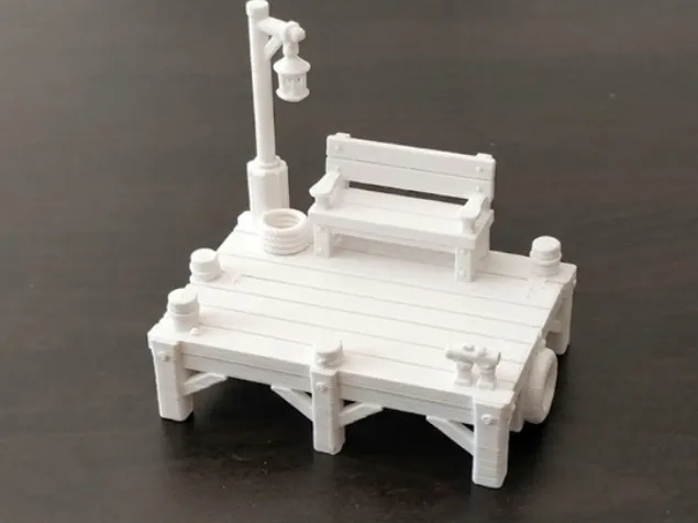 Small Pier with Bench