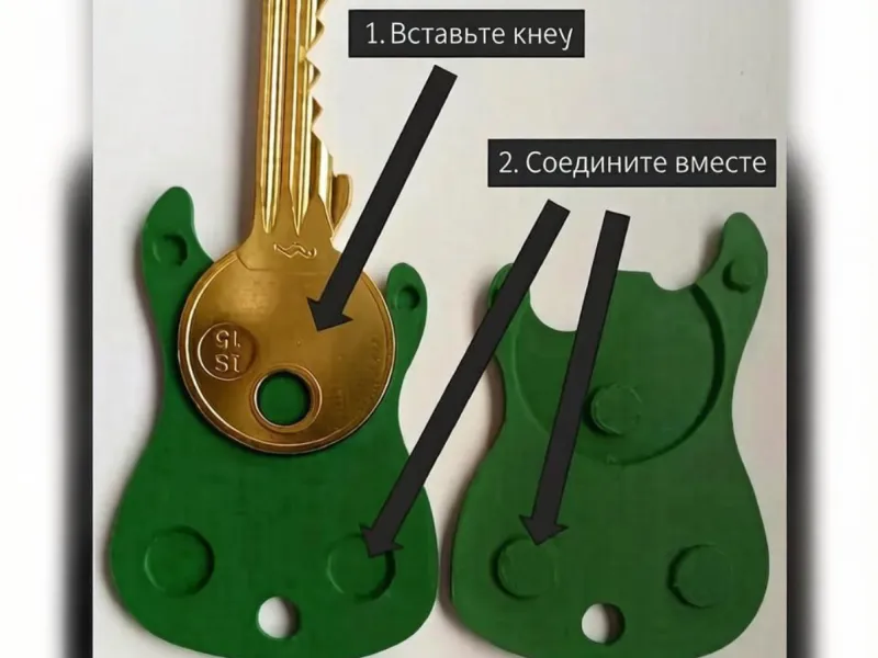 Чехол для ключей в виде гитары 🎸