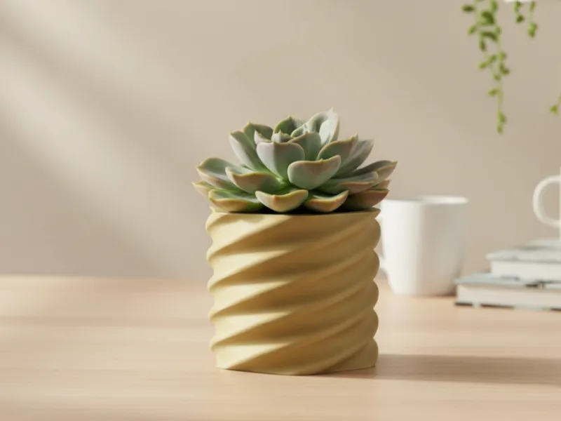 Minimalist Succulent Planter for Modern Interior Design