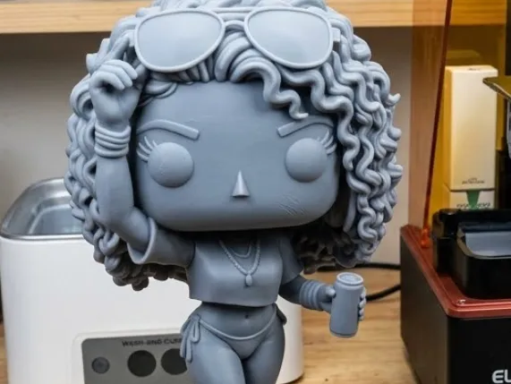 GTA VI Cover Girl Funko STL Video Game 3D Print Sculpture