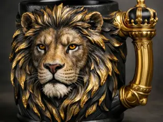 Caneca realeza leão  - Mug lion