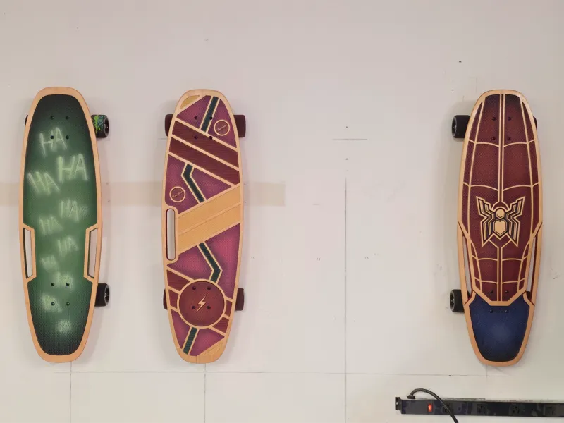 Skateboard wall mount