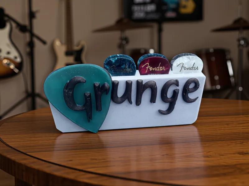 Grunge Guitar Pick Holder