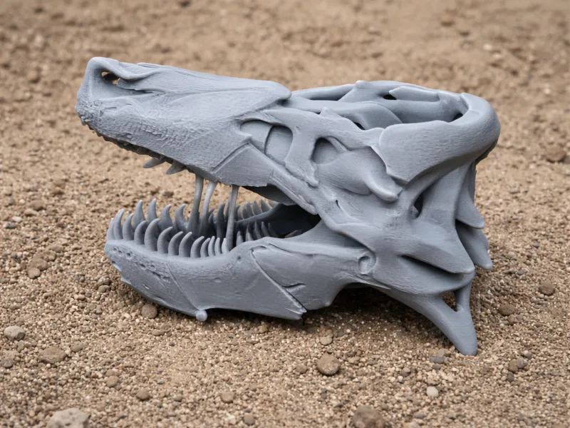 Crânio de Tehuelchesaurus