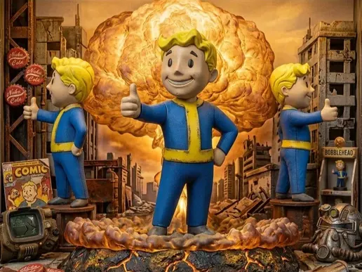 Vault Boy – Fallout Statue