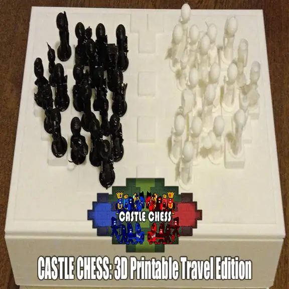 Castle Chess 3D Printable Edition