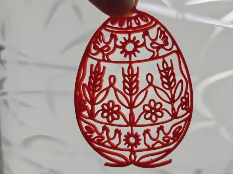 Easter egg ornament cookie cutter