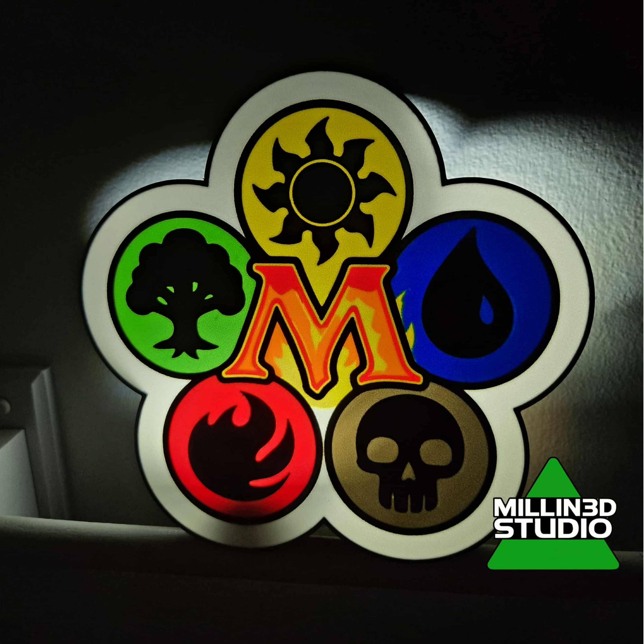 3D Printer Files | 3MF File | Magic The Gathering MTG Lightbox Sign ...