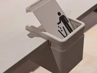 Desktop trash can (table waste bin)