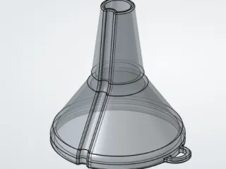 fully parametric funnel trichter 55mm v2