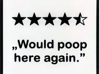 Poop rating poster