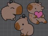 Capybara Capy Keychains - Llaveros de Carpinchos Capi-0