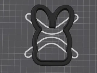 bunny cookie cutter