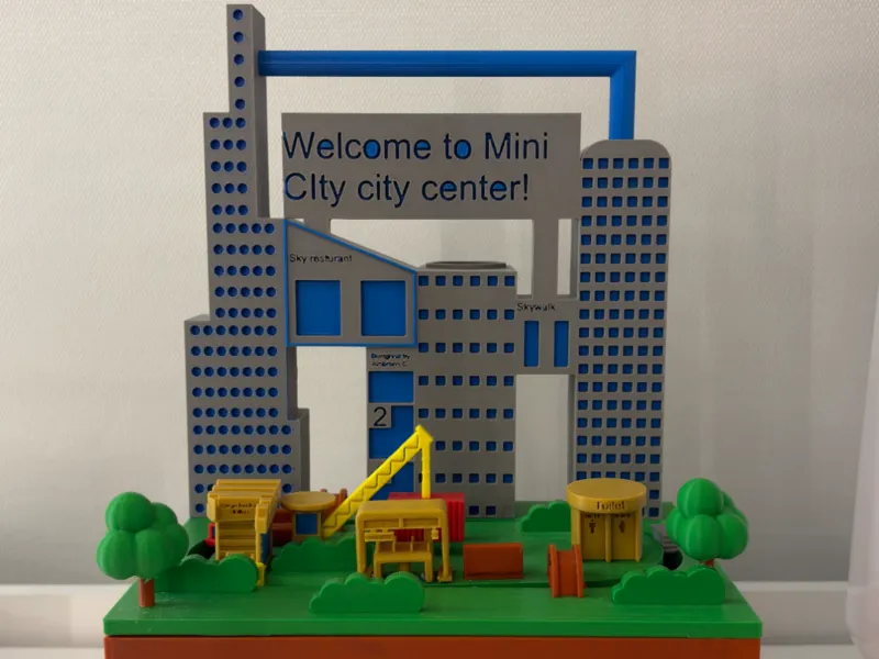 Centro da cidade da Mini City