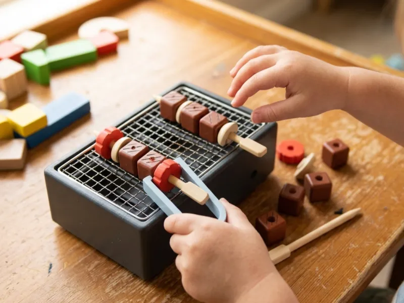 🍢 El set de juego definitivo de mini barbacoa