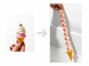 Ice Cream Twisted Fidget Toy