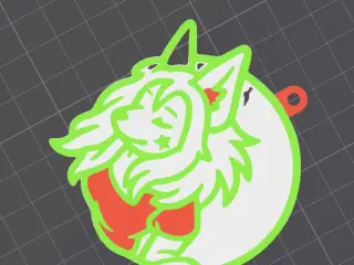 Wolfie Keychain.