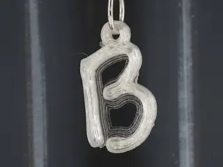 B keychain
