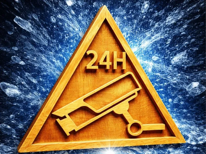 Camera Warning 24H cctv